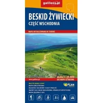 Plan Mapa turystyczna. Beskid Żywiecki. Część wschodnia, 1:25 000 praca zbiorowa - Atlasy i mapy - miniaturka - grafika 1