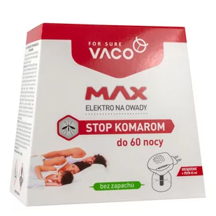 Vaco Vaco elektro owadobójczy+ płyn (insektycyd) 45 ml. - Zwalczanie i odstraszanie szkodników - miniaturka - grafika 1