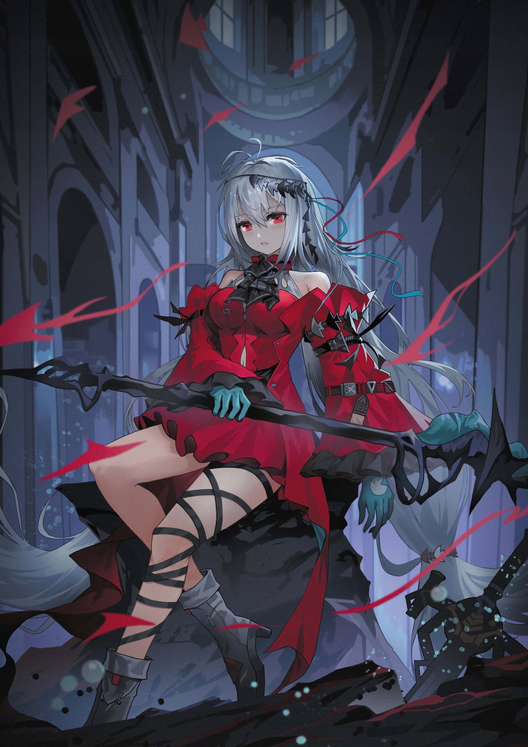 Plakat A3 gra anime Arknights