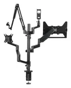 Uchwyty do telewizora - Hama uchwyt dla influencera wielofunkcyjny 4 ramiona czarny - miniaturka - grafika 1