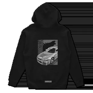 Bluza z kapturem Nissan Skyline GT-R R34 Nismo-L - Odzież do sportów motorowych - miniaturka - grafika 1