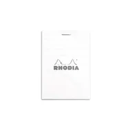 Notesy i bloczki - Blok Rhodia N°11 7,4x10,5 cm, kratka, biały - miniaturka - grafika 1