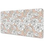 Podkładki na biurko - Podkładka na biurko Artystyczne kwiaty 90x45 cm - miniaturka - grafika 1