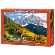 Puzzle - Castorland 2000 EL. Kościół św. Magdaleny, Dolomity 200610 - miniaturka - grafika 1