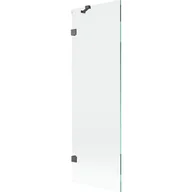 Parawany nawannowe - Mexen Lunar parawan nawannowy 1-skrzydłowy 60 x 150 cm, transparent, gun gray szczotkowany - 897-060-000-66-00 - miniaturka - grafika 1