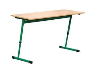 Ławka szkolna Tezet jednoosobowa Nr 2,3,4,5,6,7, Z reg. wys. 2-4, 4-6, 3-5 - Meble do szkół i przedszkoli - miniaturka - grafika 1