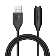 Akcesoria do smartwatchy - Nillkin Ładujący Kabel Usb Do Zegarków Sportowych Garmin Watch 1M Czarny - miniaturka - grafika 1