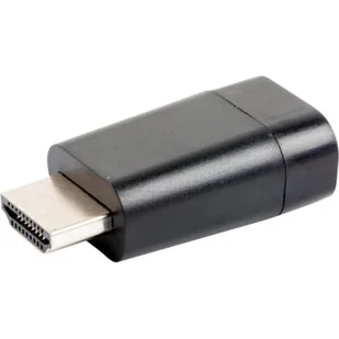 Lanberg Adapter HDMI-A M) > VGA F) (AD-0016-BK) - Adaptery i przejściówki - miniaturka - grafika 1