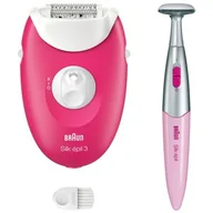 Depilatory i golarki damskie - Depilator Braun Silk-Epil 3 SE3-202 - miniaturka - grafika 1