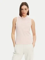 Koszulki i topy damskie - Lacoste Polo PF5445 Różowy Slim Fit - miniaturka - grafika 1