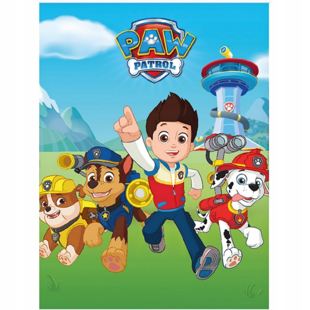 Psi Patrol koc polarowy miękki 100x140 cm kolorowy