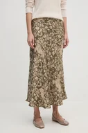 Spódnice - Pepe Jeans spódnica PIETY kolor zielony maxi rozkloszowana PL901162 - miniaturka - grafika 1
