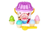 Zabawki do piasku - Foremki Wiaderko Do Piasku Piaskownicy Cupcakes - miniaturka - grafika 1