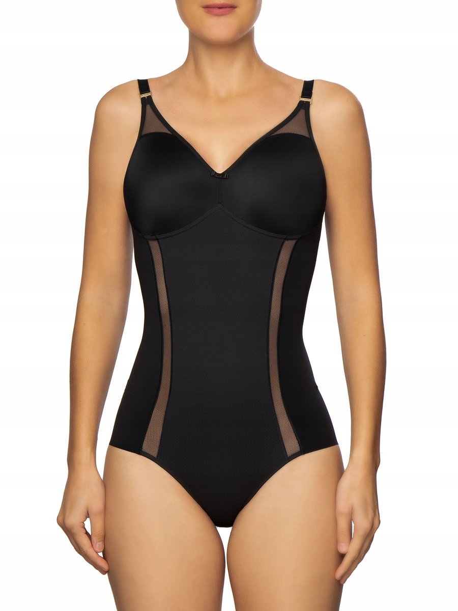 Body FELINA czarne DIVINE VISION 250222 bez fiszbin termiczne miseczki 85E