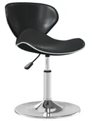 Taborety i hokery - Czarne nowoczesne krzesło barowe R5-C24 - miniaturka - grafika 1