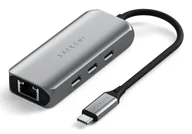 Huby USB - Satechi ST-H3C25EM huby i koncentratory USB Type-C 10000 Mbit/s Szary ST-H3C25EM - miniaturka - grafika 1