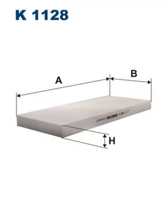 FILTRON Filtr kabinowy K1128 - Filtry kabinowe - miniaturka - grafika 1