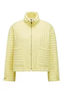 Kurtki damskie - BOSS Damska kurtka C Palinea o luźnym kroju z regulowanym ściągaczem, Średni żółty, 38 - miniaturka - grafika 1