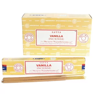 Kadzidełka Kadzidła Satya - WANILIA Vanilla - 15 szt. - Kadzidła i dodatki - miniaturka - grafika 1