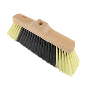Miotły, szufle, mopy - Sanel Szczotka Do Zamiatania Zamiatacz Końcówka Miotły Drewniana 28Cm Włos - miniaturka - grafika 1