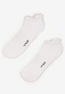Skarpetki męskie - Białe Skarpety z Bawełny Typu Stopki Foliselle - miniaturka - grafika 1