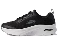 Trampki męskie - Skechers Męskie trampki 232502 BKW Black Mesh/Syntetyczne, 6,5 UK - miniaturka - grafika 1