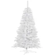 Choinki - Choinka sztuczna jodła ze stojakiem 220 cm drzewko świąteczne, nowoczesna białe - miniaturka - grafika 1