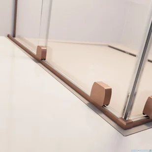 Radaway Furo Brushed Copper  PND II parawan nawannowy 150cm lewy szczotkowana miedź 10109788-93-01L/10112744-01-01 - Akcesoria do armatury i ceramiki - miniaturka - grafika 6