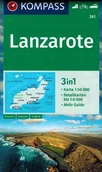 Przewodniki - Lanzarote 2025 Mapa Turystyczna 241 Etui Kompass - miniaturka - grafika 1