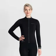 Bluzy na rower - Koszulka rowerowa damska Rogelli Essential z długim rękawem, ocieplana - miniaturka - grafika 1
