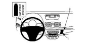 Akcesoria motoryzacyjne - Brodit 854338 ProClip do Renault Megane 09  10 Czarny 7320288543383 - miniaturka - grafika 1