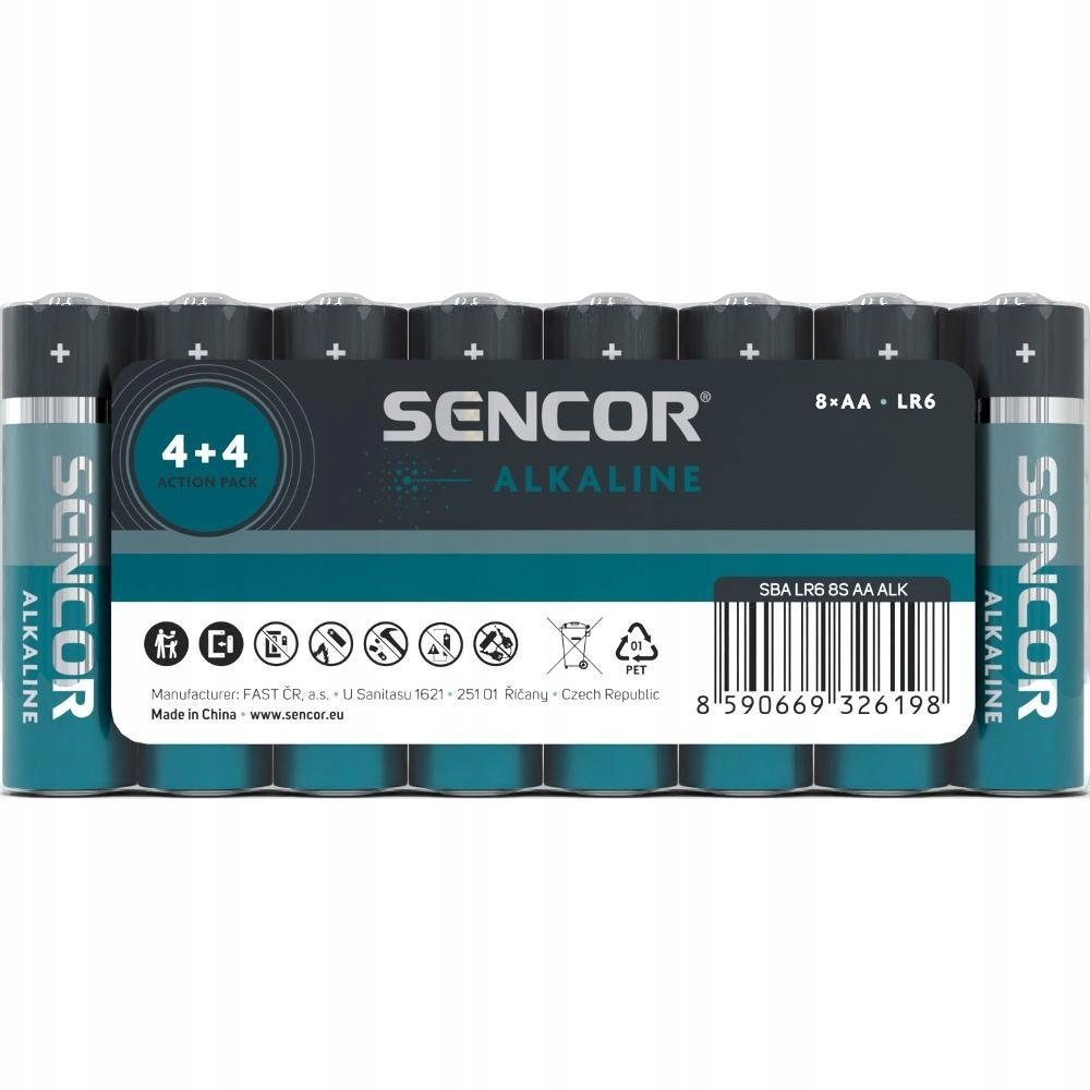 Sencor SBA LR6 8S AA Alkaliczne