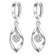 Kolczyki - Kolczyki - Srebrne - KOLCZYKI WISZĄCE - miniaturka - grafika 1