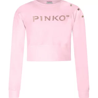 Bluzy dla dziewczynek - Pinko UP Bluza | Cropped Fit | stretch - grafika 1