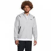 Kurtki męskie - Męska kurtka przejściowa Under Armour UA Unstoppable Jacket Lc - szara - miniaturka - grafika 1