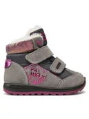 Buty dla dziewczynek - Primigi Śniegowce 6855266 M GORE-TEX Szary - miniaturka - grafika 1