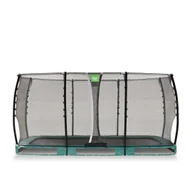 Trampoliny - Exit Trampolina naziemna Allure Classic 244x427cm zielona - miniaturka - grafika 1