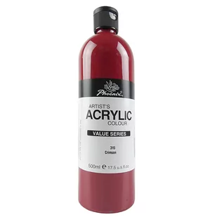 Farba akrylowa, 315 - Crimson, 500 ml - Farby i media malarskie - miniaturka - grafika 1