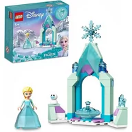 Klocki - LEGO Disney Frozen Dziedziniec zamku Elzy 43199 - miniaturka - grafika 1