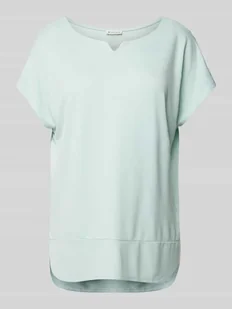T-shirt w jednolitym kolorze - Koszulki i topy damskie - miniaturka - grafika 1