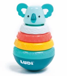 LUDI Piramidka KOALA Wańka Wstańka Zabawka dla niemowląt - Zabawki sensoryczne - miniaturka - grafika 1