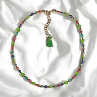 Naszyjniki - Choker wakacyjny : jaspis cesarski : multicolor II - miniaturka - grafika 1