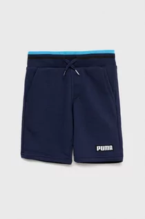 Spodnie i spodenki dla chłopców - Puma szorty dziecięce 847294 kolor granatowy - grafika 1