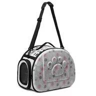 Torebki damskie - Slowmoose Outdoor Portable Pet Oddychająca torba na ramię - Składany plecak podróżny Koty, Szary XS - miniaturka - grafika 1