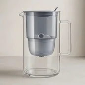 Dzbanki filtrujące - Dzbanek filtrujący Aquaphor Woda filtracja krążek Glass MF+ - miniaturka - grafika 1