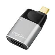 Adaptery i przejściówki - LogiLink Adapter USB Type-C, do HDMI-A + USB-C, 4K - miniaturka - grafika 1