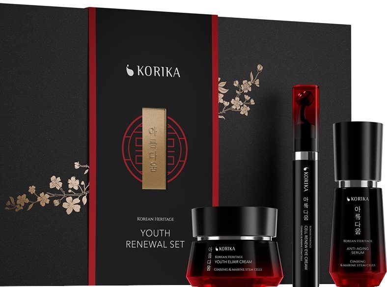 Galt Korika Korean Heritage Youth Elixir Odżywczy Krem Twarzy 50Ml + Serum Odmładzające 30Ml + Krem Nawilżający Pod Oczy 15Ml