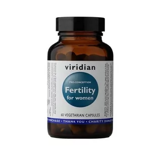 Viridian Fertility for women / Płodność dla kobiet (60 kapsułek) - Zdrowa żywność - miniaturka - grafika 1