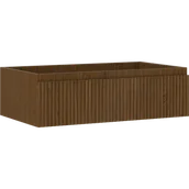 Szafki łazienkowe - Mexen Rivel szafka łazienkowa podumywalkowa 80 cm, 1 szuflada, ryflowana , orzech - 91A20-08023-1-BF86 - miniaturka - grafika 1