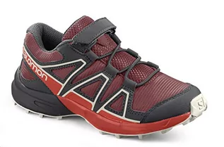 Buty dla chłopców - Salomon XA PRO 3D V8 Mid CSWP uniseks dziecięce wodoodporne buty do biegania na świeżym powietrzu do wędrówek, Czerwony czerwony pomidor wiśniowy dahlia waniliowy lód, 29 EU - grafika 1